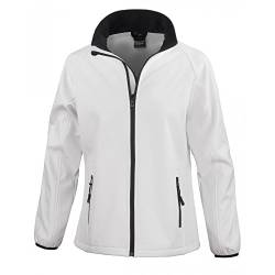 Result Damen Core, bedruckbare Softshelljacke Jacke, Weiß (WHI/Blk), 46 von Result