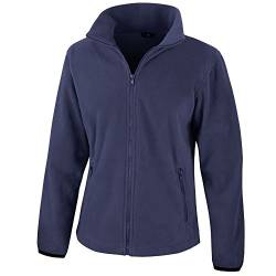 Result Damen Core Fashion Fit Fleece-Oberteil/Fleecejacke (S) (Marineblau) von Result