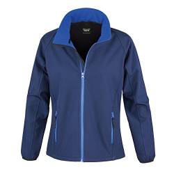 Result Damen R231F Bedruckbare Softshell-Jacke, Marineblau/Königsblau, 2X-Large/Size 18 von Result