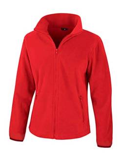 Result Damen Sweatjacke Fashion Fit Outdoor Fleece Jacke Rot Flame Red XL von Result