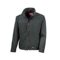 Result Herren Classic Softshell-Jacke (S) (Schwarz) von Result