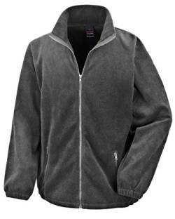 Result Herren Sweatjacke Fashion Fit Outdoor Fleece R220X Pure Grey 3XL von Result