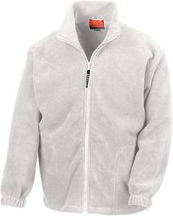 Result Herren Sweatjacke Polartherm Jacket Weiß White XL von Result