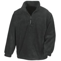 Result Herren Unisex Unlined Active Fleece Jacke, Schwarz, XXXL von Result