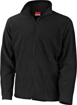 Result Herren leichte Mikro-Fleece-Jacke Stretch-Passform Herrenmantel, weiß von Result