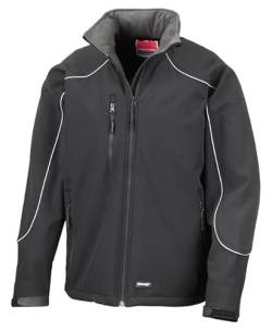 Result R118X Softshell Jacke mit Kapuze - Schwarz - XL von Result