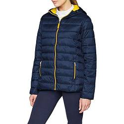 Result Urban Snowbird Damen Steppjacke mit Kapuze (M) (Marineblau/Gelb) von Result