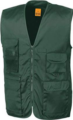 Work-Guard Safari Waistcoat - Farbe: Lichen Green - Größe: XXL von Result