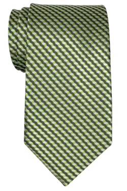 Retreez Herren Gewebte Krawatte Wellig Zick-Zack Gestreifte 8 cm - armee grün von Retreez