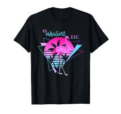 JGA Flamingo Mädelstrip Party Urlaub Frauen Damen T-Shirt von Retro 80s 90s Vaporwave Synthwave