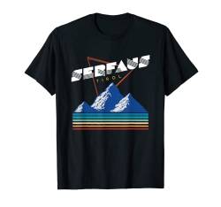 Serfaus Tirol - Österreich Retro 80er Jahre Ski Urlaub Geschenk T-Shirt von Retro 80s Ski und Snowboard Gebiete Österreich