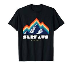 Serfaus Tirol - Österreich Retro 80s Skiferien Geschenk T-Shirt von Retro 80s Ski und Snowboard Gebiete Österreich