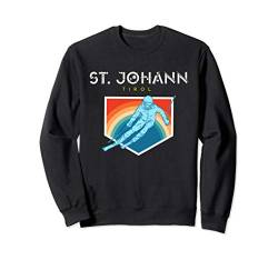 St. Johann Tirol - Österreich Retro 80s Skiferien Geschenk Sweatshirt von Retro 80s Ski und Snowboard Gebiete Österreich