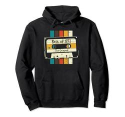 Best Of 1973 Retro Mixtape Kassette zum 51. Geburtstag Pullover Hoodie von Retro Deko Kassette Mixtape Jahrgang Geburtstage