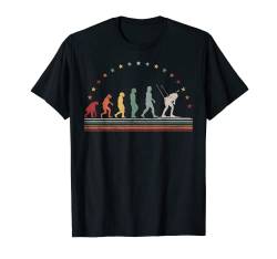 Biathlon Evolution Retro Skier Hobby Biathlon T-Shirt von Retro Evolution Gifts All Hobbies