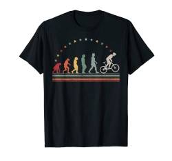 Fahrrad fahren Evolution Retro Rennrad Hobby Fahrrad fahren T-Shirt von Retro Evolution Gifts All Hobbies