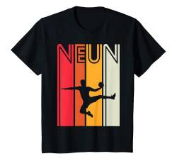 Kinder 9. Geburtstag Geschenk Handballer Handballspieler Handball T-Shirt von Retro Geburtstagsgeschenk Handballspieler Handball