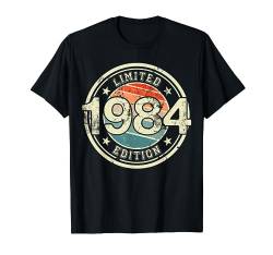 Retro Jahrgang 1984 Limited Edition 40 Jahre 40. Geburtstag T-Shirt von Retro Geburtstagsgeschenk für Erwachsene & Kinder