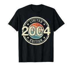 Retro Jahrgang 2004 Limited Edition 20 Jahre 20. Geburtstag T-Shirt von Retro Geburtstagsgeschenk für Erwachsene & Kinder