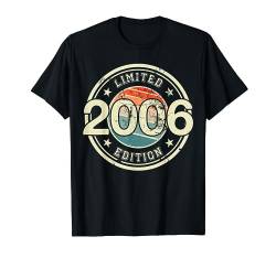 Retro Jahrgang 2006 Limited Edition 18 Jahre 18. Geburtstag T-Shirt von Retro Geburtstagsgeschenk für Erwachsene & Kinder