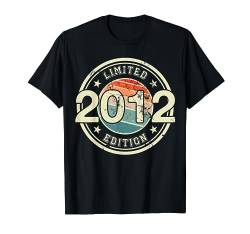 Retro Jahrgang 2012 Limited Edition 12 Jahre 12. Geburtstag T-Shirt von Retro Geburtstagsgeschenk für Erwachsene & Kinder