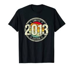 Retro 11 Jahre Jahrgang 2013 Limited Edition 11. Geburtstag T-Shirt von Retro Geburtstagsgeschenke für Männer und Frauen