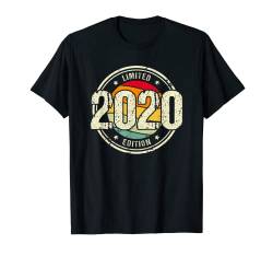 Retro 4 Jahre Jahrgang 2020 Limited Edition 4. Geburtstag T-Shirt von Retro Geburtstagsgeschenke für Männer und Frauen