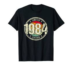 Retro 40 Jahre Jahrgang 1984 Limited Edition 40. Geburtstag T-Shirt von Retro Geburtstagsgeschenke für Männer und Frauen