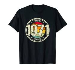Retro 53 Jahre Jahrgang 1971 Limited Edition 53. Geburtstag T-Shirt von Retro Geburtstagsgeschenke für Männer und Frauen