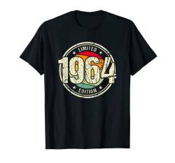 Retro 60 Jahre Jahrgang 1964 Limited Edition 60. Geburtstag T-Shirt von Retro Geburtstagsgeschenke für Männer und Frauen