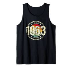 Retro 61 Jahre Jahrgang 1963 Limited Edition 61. Geburtstag Tank Top von Retro Geburtstagsgeschenke für Männer und Frauen