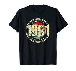 Retro 63 Jahre Jahrgang 1961 Limited Edition 63. Geburtstag T-Shirt von Retro Geburtstagsgeschenke für Männer und Frauen