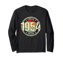 Retro 70 Jahre Jahrgang 1954 Limited Edition 70. Geburtstag Langarmshirt von Retro Geburtstagsgeschenke für Männer und Frauen