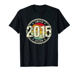 Retro 9 Jahre Jahrgang 2015 Limited Edition 9. Geburtstag T-Shirt von Retro Geburtstagsgeschenke für Männer und Frauen