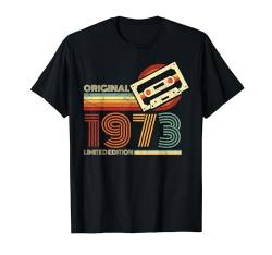 Jahrgang 1973 Retro Geburtstagsshirt zum 51. Geburtstag T-Shirt von Retro Jahrgang Geburtstag Geschenk Cool Kassette
