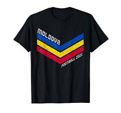 Moldawien Fußballtrikot 2021 Retro Moldawien Fußball T-Shirt von Retro Moldawien Fußball Trikot 2021 Fußball Store