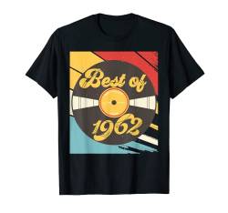 60. Geburtstag Geschenk Vinyl Schallplatte Jahrgang 1962 T-Shirt von Retro Schallplatte Geburtstag Geschenk Designs