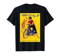 Victoria Vicky IV Retro Vintage Moped Motorrad T-Shirt von Retro Vintage Movie Posters Prints Ads
