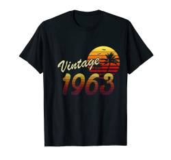 Vintage 1963 59. Geburtstag Mann Frau Geschenk 59 Jahre T-Shirt von Retro Vintage lustig Geburtstag Geschenk Shirts