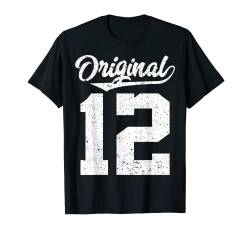 12. Geburtstag und Original zwölf T-Shirt von Retro and Vintage Original Birthday Gifts Designs
