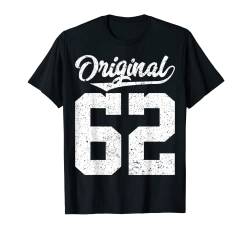 62. Geburtstag und Original 62 T-Shirt von Retro and Vintage Original Birthday Gifts Designs