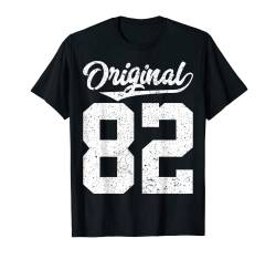 82. Geburtstag und Original 82 T-Shirt von Retro and Vintage Original Birthday Gifts Designs
