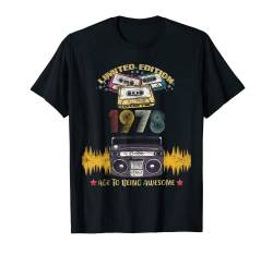 Retro vintage best of 1978 t awesome since birthday gifts T-Shirt von Retro vintage 1978 t awesome since birthday gifts