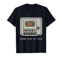 Datasette press play on tape C64 T-Shirt von Retro