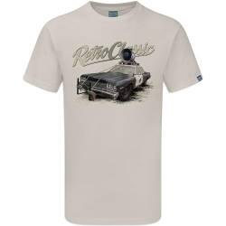 RetroClassic Ameisenreplik Bluesmobile Dodge Monaco Sedan Herren T-Shirt Gr. XXL, sand von RetroClassic