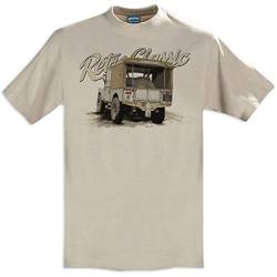 RetroClassic Classic Off Road 4x4 LR Series 1 Herren T-Shirt, sand, L von RetroClassic