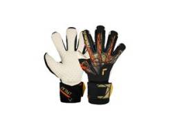 Torwarthandschuhe REUSCH "Attrakt SpeedBump Ortho-Tec" Gr. 8, goldfarben (schwarz, goldfarben) Damen Handschuhe Sporthandschuhe von Reusch