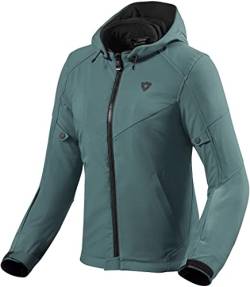 Revit Afterburn H2O Damen Motorrad Textiljacke (Dark Green,34) von Revit