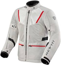 Revit Levante 2 H2O Motorrad Textiljacke (Silver,M) von Revit