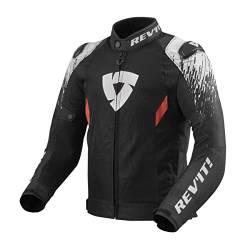 Revit Quantum 2 Air Motorrad Textiljacke (Black/White,M) von Revit